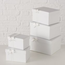 Gave�ske Hvid med sl�jfe - flere st�rrelser