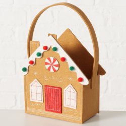 Gavepose Honningkagehus B: 18 D: 9 H: 19,5 cm. Polyester
