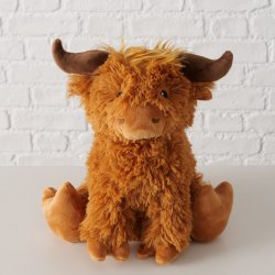 Drstopper Okse "Bente" H: 23 B: 21 cm. Polyester 