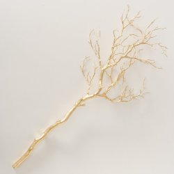 Dekorations Gren H: 98 cm. Guld