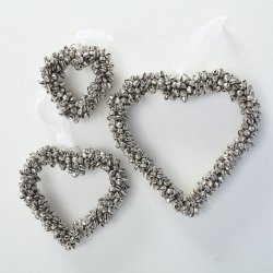 My Cozy House - Hjerte m/Bj�lder L: 9/12/15 B: 9/12/16 cm. - Flere St�rrelser