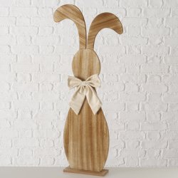 Kanin tr�figur med sl�jfe Slash fyr, MDF, polyester D:39 B:9 H:90 cm