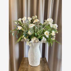 Kamille blomst Hvid H: 60 cm.