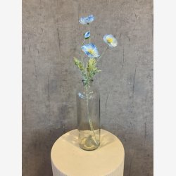 Valmue Buket Lysebl� H:61cm.