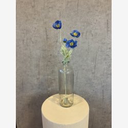 Valmue Buket Bl� H:61cm.