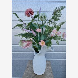 Rvehale grs m/Rosa H: 71 cm.