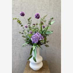 Allium buket Lilla H: 66 cm.