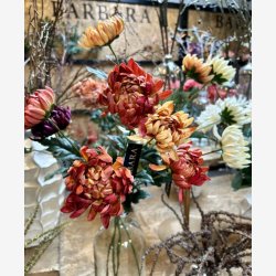 Chrysanthemum lys Bordeaux H: 83 cm.