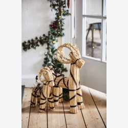 IB Laursen - Julebuk m/brunt bnd Stor ca. ml W: 13,5 H: 43 L: 27