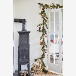 IB Laursen - Julebuk m/brunt bnd Stor ca. ml W: 13,5 H: 43 L: 27