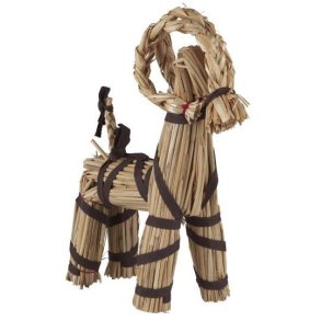 IB Laursen - Julebuk m/brunt bnd Stor ca. ml W: 13,5 H: 43 L: 27