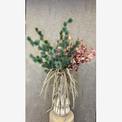 Cymbidium orkidgren Lilla/Guld 93 cm.