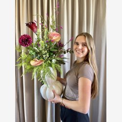 Bregne blad L: 81 cm.