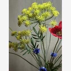 Valmue R�d H:95cm.