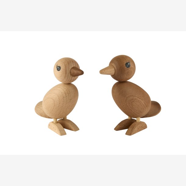 La Vida - And 13x11cm, Lys og Mrk Natur tr - Leveres Assorteret