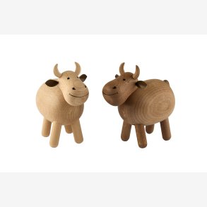 La Vida - Ko14x15cm, Lys og Mrk Tr - Leveres Assorteret