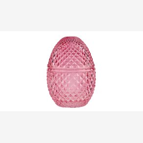 La Vida - Glas �g 12x8 cm Rosa