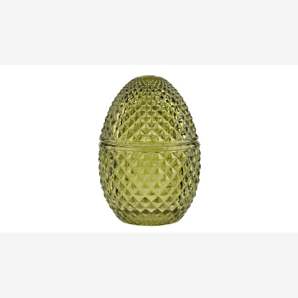 La Vida - Glas �g 12x8 cm Gr�n