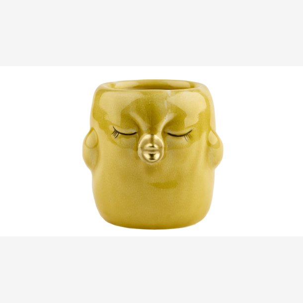 La Vida - Potteskjuler Kylle 10x10cm. Gul