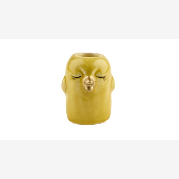 La Vida - Lysestage Kylle 8x6cm. Gul