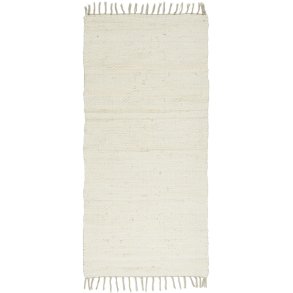 Ib Laursen Kludetppe i creme 60x120 cm.