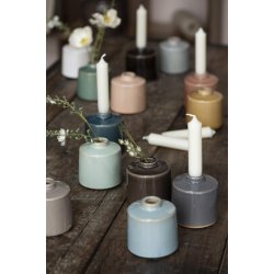 Ib Laursen keramik vase mint grn