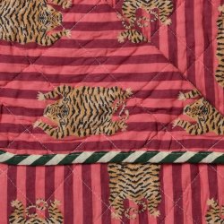 AU Maison - Quilt Ethnic Stor tiger Pink 140x180 cm.