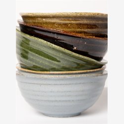 AU Maison - Sk�l, Recycled Keramik/Gr�n, 13x�13cm