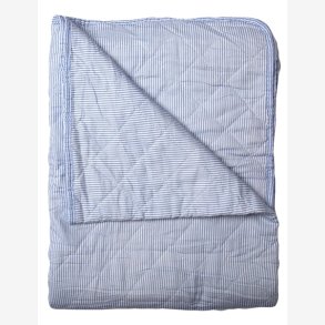 AU Maison - Quilt Ethnic, stribet-bl, 140x180 cm