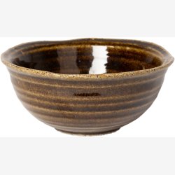 AU Maison - Sk�l, Recycled Keramik/Guld, 13x�13cm