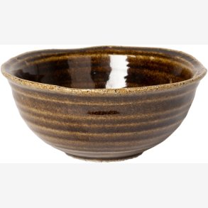 AU Maison - Sk�l, Recycled Keramik/Guld, 13x�13cm