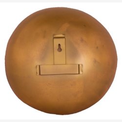 C'EST BON - Vg lysestage brndt messing look m/ bladguld :26cm.