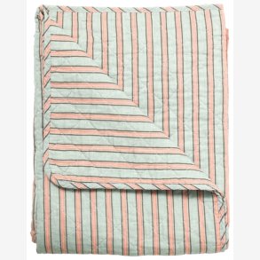 AU Maison - Quilt Ethnic, streger-verte, 140x180 cm