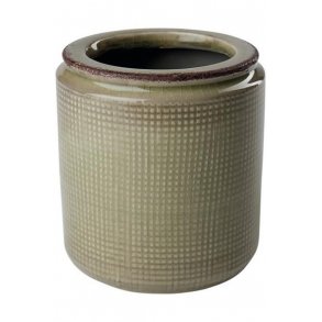  Urtepotte, armygrn H 12  12cm.