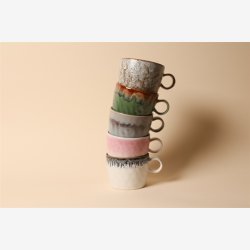 AU Maison - Krus m/hank, gr�, 8,5x�11 cm