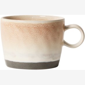 AU Maison - Krus m/hank, beige/gr�, 8,5x�11 cm