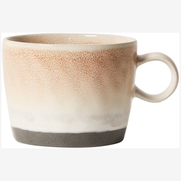 AU Maison - Krus m/hank, beige/gr�, 8,5x�11 cm