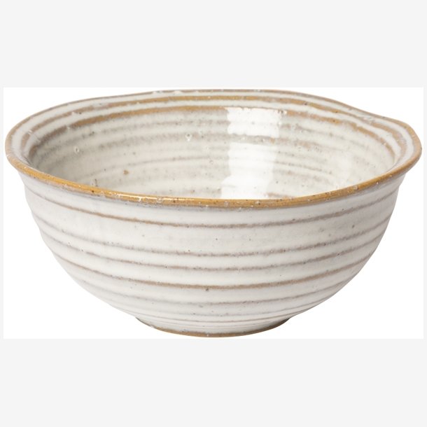 AU Maison - Sk�l, Recycled Keramik/Hvid, 13x�13cm