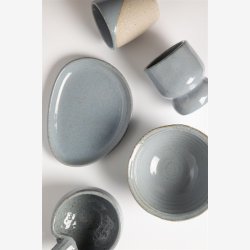 AU Maison - Sk�l, Recycled Keramik/Bl�, 13x�13cm