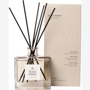 AU Maison - Diffuser, firkantet flaske, Serenity-Black Forest