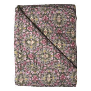 AU Maison - Quilt Ethnic, gr�n, 140x180 cm