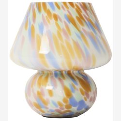 AU Maison Murano Joyfull Lampe, bl�/rosa H24xD23 cm.