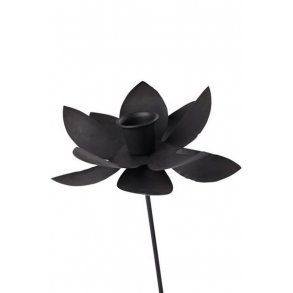 lyseholder sort L 16  9cm.