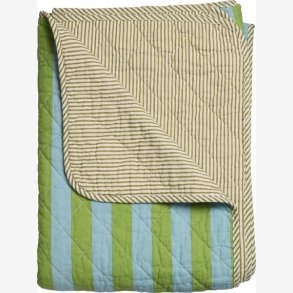 AU Maison - Quilt Ethnic B�nd gr�n/bl� 140x180 cm.
