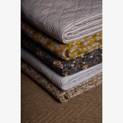 AU Masion - Quilt Ethnic, stvet bl-hvid, 140x180 cm