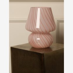 AU Maison - Murano Joyfull batteri Lampe Rosa 19x�15 cm.