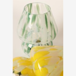 AU Maison - Lampe Joyful chips gr�n/hvid 19x�15 cm.