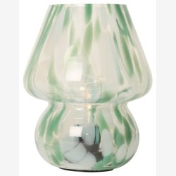 AU Maison - Lampe Joyful chips gr�n/hvid 19x�15 cm.