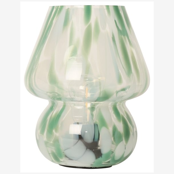 AU Maison - Lampe Joyful chips gr�n/hvid 19x�15 cm.