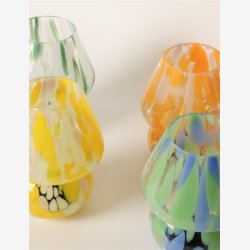 AU Maison - Lampe Joyful chips gr�n/bl� 19x�15 cm.